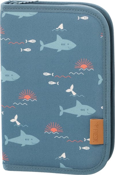 Fresk [Etui met vulling] Jongens – Pennenzak - Etuis voor School - Pennenvak voor Kinderen - Schoolspullen - -Blauw - Shark