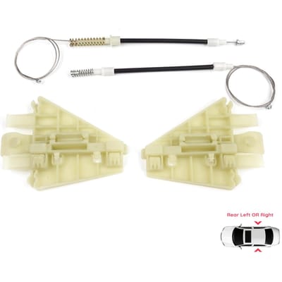 Kit de réparation de lève-vitre électrique BWR5197+BWR5198 Arrière Gauche ou Droite pour Alfa Romeo 159 939 2005-2011 4/5 Portes 71740123 71740124