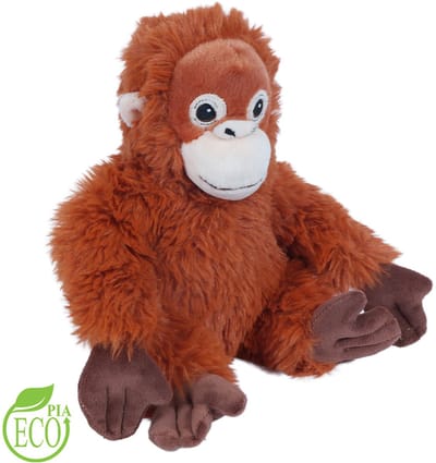 PIA Soft Toys - Pluche knuffeldier - Orang-oetan ECO 21 cm