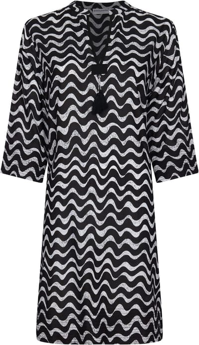 Dames Jurk Pastunette - Waves - Katoen - Maat 38
