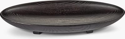 Serax Uncharted Out of Lines schaal 58.7x24.8cm H8cm carbonised ash zwart