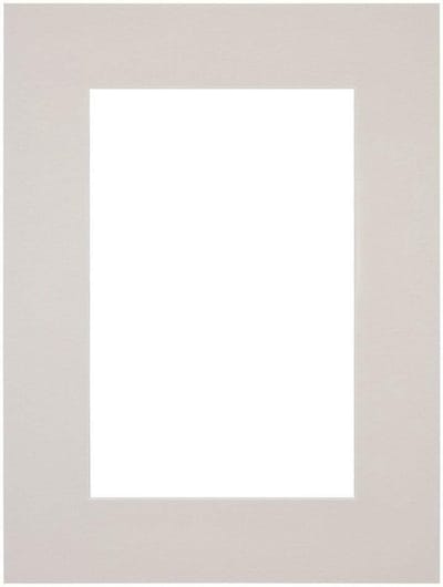 Passe-Partout Fotomaat 30x45 cm - Lijstmaat 45x60 cm - Grijs Graniet - Museumkarton - Fotolijst niet inbegrepen