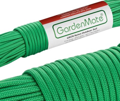 Professioneel Outdoor Touw - Sterk Nylon Koord - Kamperen Vissen Tuinieren - 7 Kerndraden Scheurvast - 31 Meter 4mm - Groen