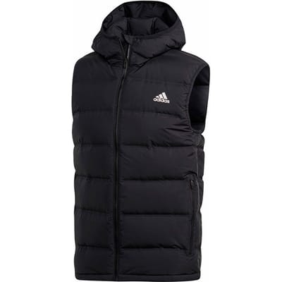 Adidas Helionic Hooded Down Vest Heren Bovenkleding Zwart BQ2006 XXXL black