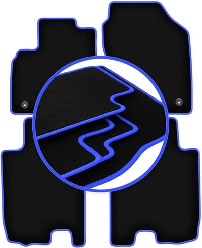 CARLUX-BLUE automatten voor: Honda City V FL sedan (2011-2013)