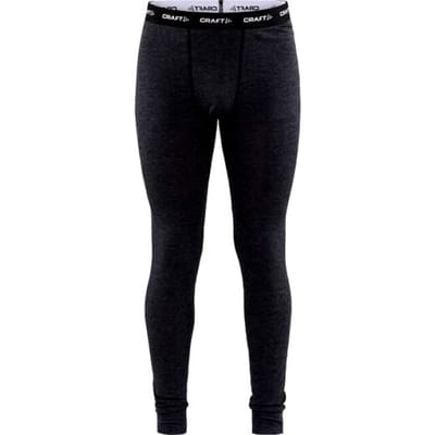 Craft Core Wool Merino Thermobroek - Ondergoed - Black Melange