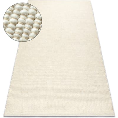 Kleden Rugsx NEPAL 2100 naturel, crème tapijt - wollen, 60x100 cm