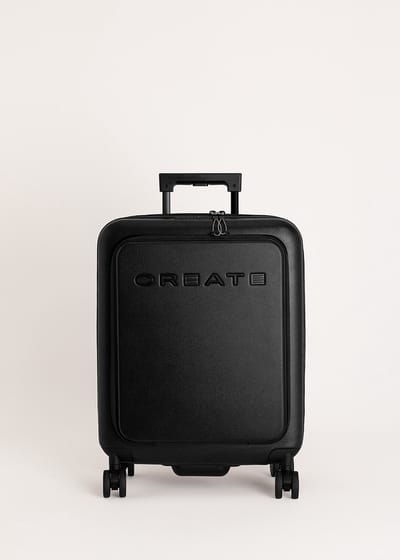 CREATE - Uitbreidbare harde polycarbonaat koffer geschikt voor Low Cost-luchtvaartmaatschappijen met TSA-slot - Cabine S - LUGGAGE STUDIO POCKET