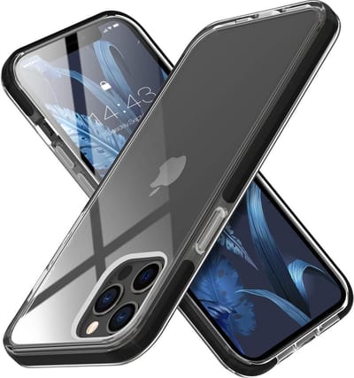 HB Hoesje Geschikt voor Apple iPhone 11 Pro - Zwart - Anti Shock Gel Armor Back Cover Case