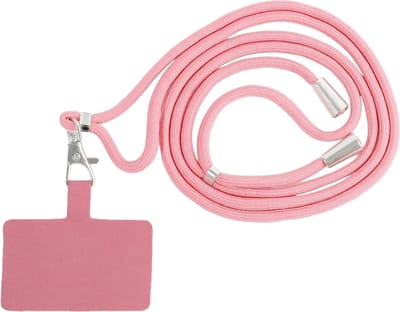 Universele Telefoonkoord Licht Roze - Verstelbare Telefoonketting - Koord voor samsung , Geschikt voor iPhone, Moto, LG, xiaomi, Telefoon