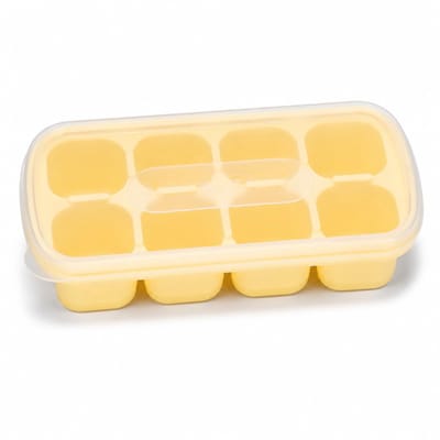 Dailygoods- IJsklontjesvorm Siliconen - Met Deksel - Flexibel Ontwerp - Compact - Voor Vrijzer - Voor Cocktails/Wijn - Ijskubus