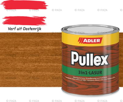 ADLER Pullex 3in1-Lazuur Cube, bruine beits 0,75 liter