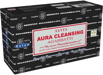 Satya wierook - Aura cleansing - 12 x 15 stokjes