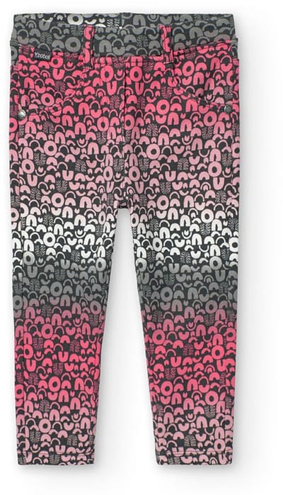 Boboli Fleece Printed Broek Veelkleurig 4 Years Meisje