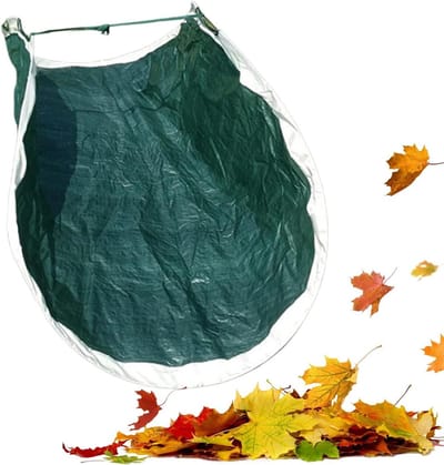 Bladzakken Opvouwbaar - Tuinafvalzak Gazonafvalzak - Tuinafval Verzamelen - Weerbestendig Duurzaam Materiaal - 145x145 cm - Groen