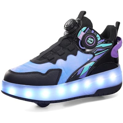 Onzichtbare Automatische Wielschoenen, Kinderskates, Jongens Wegloopschoenen, Nieuwe Dubbele Wielen met Lichtjes voor Meisjes 39