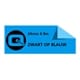 Brother TZe-551 tape zwart op blauw 24mm (huismerk)