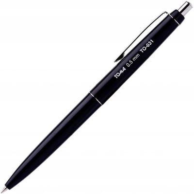 Toma Asystent Automatische Pen 0,5mm Zwart Blauwe Inkt
