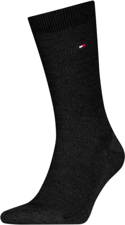Tommy Hilfiger Herensokken Premium Basket Wool Dark Grey Melange