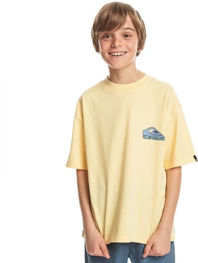 Quiksilver Take Us Back T-shirt Met Korte Mouwen Geel 12 Years Jongen