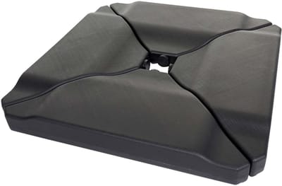 Parasolvoet MCW-A40, parasolvoet voor zweefparasol Marktparasolvoet voor grondkruis, 80kg