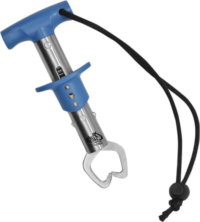 Vis Lip Gripper - Vis Grijper - Vissen Beveiligen - Roestvrij Staal - Tot 10 kg - Blauw