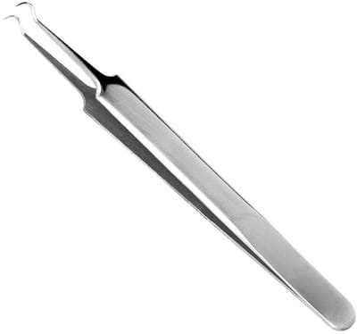 Dailygoods- Professionele Tang - Roestvrij Staal - Voor Verwijderen Mee-eters - Acne - Comedonen - Ergonomisch Ontwerp - Steriliseren Voor Gebruik - Verwijdertang