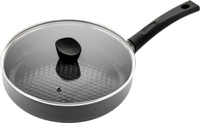 ISENVI Avon Hapjespan met Deksel - 26 cm - Keramisch - Ergo Greep - Geschikt voor Inductie - PFAS, PTFE Vrij