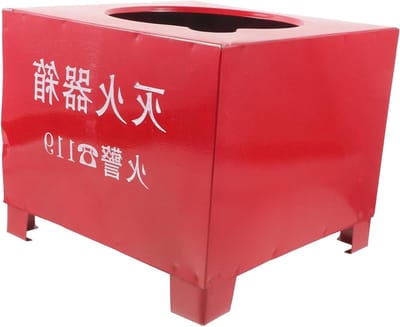 Brandblusserhouder - Blusserbasis - Verhoogt Veiligheid - Verstelbare Stevige Basis - 21x21x18 cm - Rood