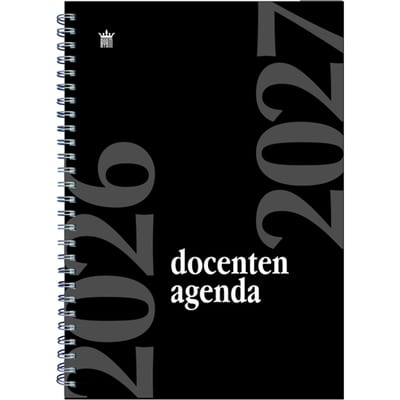Schoolagenda 2026-2027 Ryam docenten 7dagen/2pagina's spiraal zwart