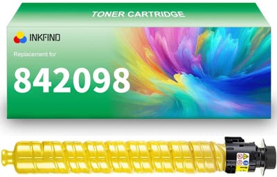 INKFIND 842098 Geel tonercartridge compatibel met Ricoh 842098 842094 Geel toner cartridge - 1-pack Geel