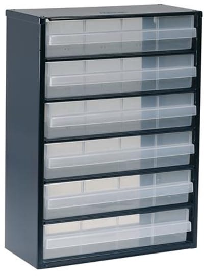 Raaco Metalen Ladekast - 6 lades - 150 x 306 x 417 mm