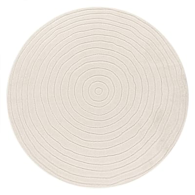 Binnen- en buitenkleed Cotara crème 120 cm rond