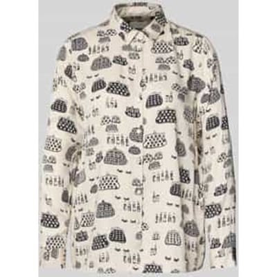 Overhemdblouse met knoopsluiting