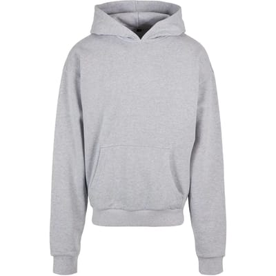 Build Your Brand - Ultra Heavy Cotton Box Hoodie - Grey maat S