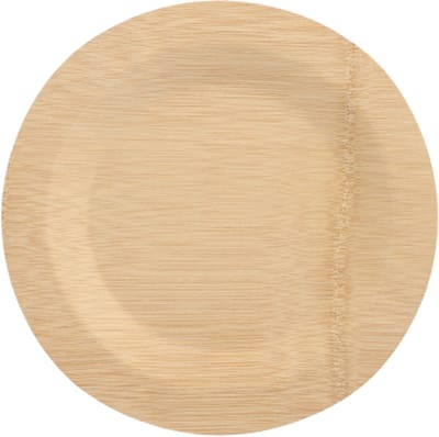 10 Borden, gemaakt van bamboe "pure" rond Ø 28 cm · 1,5 cm