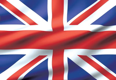 Fotobehang Flag Great Britain UK | XL - 208cm x 146cm | 130g/m2 Vlies