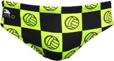 Turbo Wpdam Zwemslip Geel,Zwart L Man