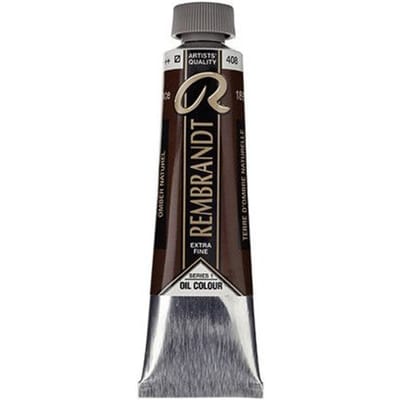 Olieverf - Rembrandt - RAW UMBER - 40ml - Bruine kleur - Lichtechtheid