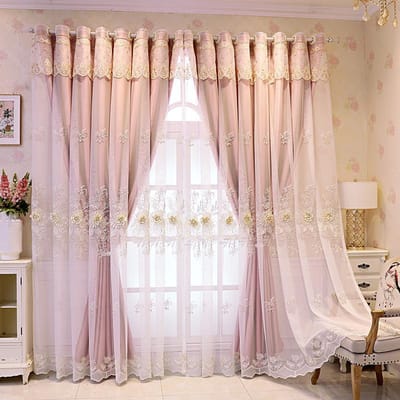 Mode Moderne Luxe Jacquard Dubbele Laag Verduisterende Gordijnen Dikke Gordijnen Woonkamer Woondecoratie W350*H270cm