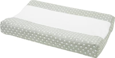Meyco Baby Little Dots aankleedkussenhoes - forest green - 50x70cm