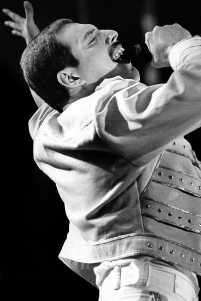 Freddie Mercury Collection ll- Kristal Helder Galerie kwaliteit Plexiglas 5mm. - Blind Aluminium Ophang-frame - Luxe wanddecoratie - Fotokunst - professioneel verpakt en gratis bezorgd