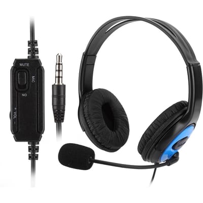 A4 ABS Lichtgewicht Gaming Headset Ruisonderdrukking Microfoon Hoofdtelefoon Apparatuur voor PS4X ONE