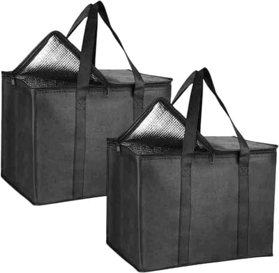 Houtpellet Containers - Opslag Zakken - Buiten Koken - Waterdicht Ontwerp - 41 x 33 x 26 cm - Zwart