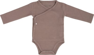 Baby's Only Rompertje lange mouw Pure - Mokka - 62 - 100% ecologisch katoen - GOTS