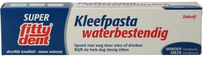 4x Fittydent Kleefpasta 20 ml