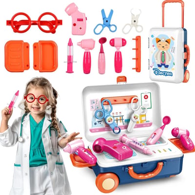 Lexium Dokterset Speelgoed - Doktersset - Dokterskoffer - Speelgoed Doktersset - Dokter Speelgoed voor kinderen