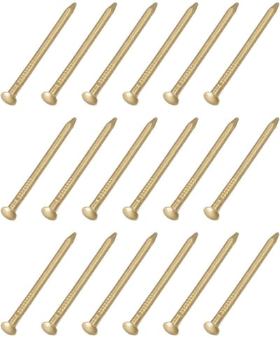 Dailygoods - Kleine Messing Nagels 50 Stuks voor Houtbewerking