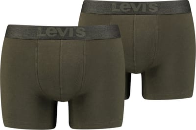 Levi's - 4-Pack - Boxershorts - Eco Katoen - Heren - khaki - M - 701203923