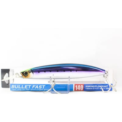 Leurre coulant Yo Zuri Duel Hardcore Bullet Fast 140 mm F1244-HSTI (7666) blue